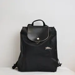 LONGCHAMP ロンシャン 折り畳みミニリュック　ブラック