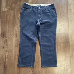 00s Eddie Bauer ブラックコーデュロイカジュアルパンツメンズ　L