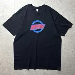 00s アメリカ古着　イベント　ロゴプリント　ストリート　黒　ブラック　XL