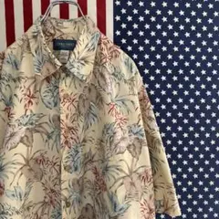 COOKE STREET 総柄シャツ L アロハシャツ コットン