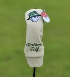MALBON GOLF ヘッドカバー　マルボンゴルフ　マルボン　UT ベージュ