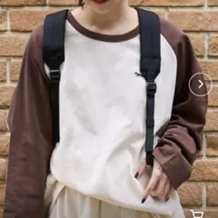 フリークスストア　タウンクラフト 　別注 ベースボールＴシャツ　長袖　ブラウン