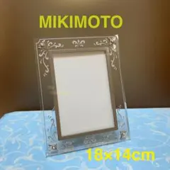 ミキモト パール付き 写真立て フォトフレーム