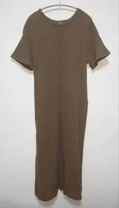 BEAMS LIGHTS ビームスライツ ワッフル ロング ワンピース
