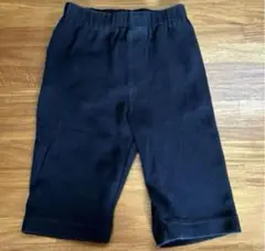 【ハッシュアッシュ】ハーフパンツ　パンツ　ズボン　黒　キッズ　130cm