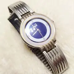 Dunhill ダンヒル シルバー クォーツ アナログ メンズ 腕時計
