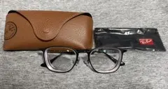 美品 レイバン Ray-Ban RB6466 ブラック ウエリントン　ケース付き