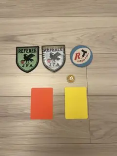 サッカー審判用パッチ・カードセット