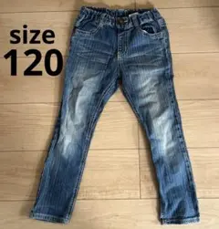 JUNK STORE デニムパンツ　ジーンズ　ブルー　120
