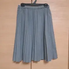 UNIQLO キッズ プリーツスカート 160 グレー