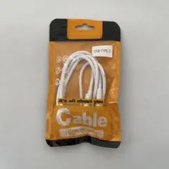 【新品未使用】USB TYPE-Cケーブル 高品質 ホワイト