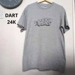 DART 24K Tシャツ グレー graffiti