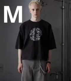 GRANCY　グランシー　グラフィックデザインリバーシブルTシャツ ブラックM