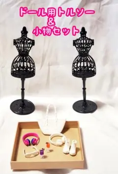 ドール用トルソー2体と小物セット