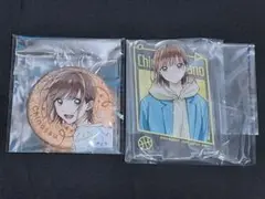 アオのハコ グリッター 缶バッジ 一番くじ アクリルスタンド 鹿野千夏 2種
