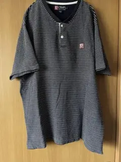 CHAPS ストライプ柄 ポロシャツ Lサイズ