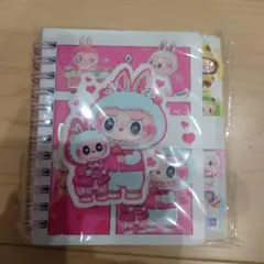 Labubu☆ウサギキャラクター メモ帳 シール付き