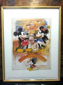 美品 ディズニー ミッキーマウス リトグラフ 額縁 絵画 額入り 箱で保管 希少 2025年最新】ミッキーマウス リトグラフの人気アイテム - メルカリ