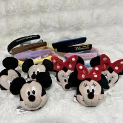 香港ディズニー　カスタムカチューシャ　新品タグ付き　ミッキー　ミニー