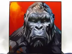 【新品 No 143】 ポップアートパネル キングコング 映画