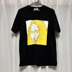 WEGO モナリザプリント ブラックTシャツ M