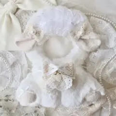 ぬい服 おすわりぬい服 ホワイト 16cm