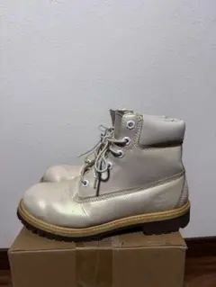 Timberland ティンバーランド プレミアムブーツホワイト 24cm
