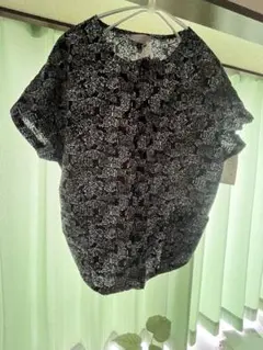 婦人服上着　前ボタン半袖　日本製　綿100%