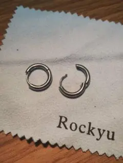 Rockyu シンプル フェイクピアス