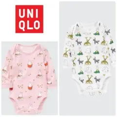 UNIQLO ミッフィー 長袖 ロンパース