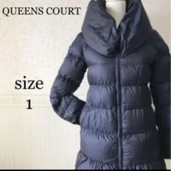 美品 QUEENS COURT クイーンズコート ダウンジャケット コート