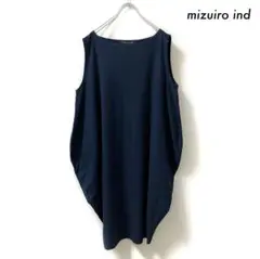mizuiro ind ミズイロインド★ノースリーブワンピース コクーン