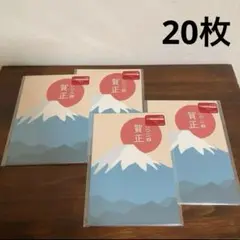 ＊残り一点❣️年賀状 2024 富士山 初日の出 私製 20枚入り 懸賞応募用に