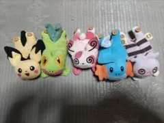 ポケモン　くたっぴーず　５体セット　２００３年　バンダイ ポケモン くたっぴーず 5体セット 2003年 バンダイ 当時品