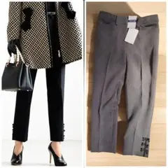【新品未使用】エムズグレイシー Ribboned Cropped Pants