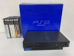 SONY PlayStation2 SCPH-30000+ソフト9本 動作未確認