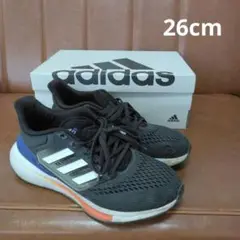 adidas　アディダス　スニーカー　ブラック　26cm