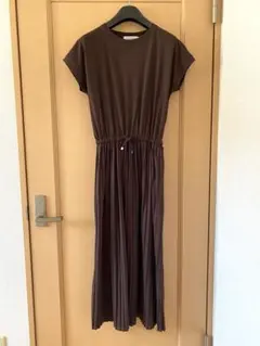 AMERICAN HOLIC ブラウン カットソーワンピース M