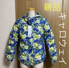 未使用 キャロウェイ 花柄 ダウンジャケット M ダウンベスト 2way