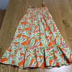 H&M 花柄ノースリーブワンピース 130cm