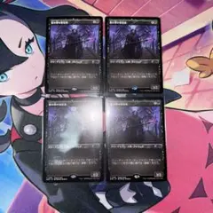 MTG 影の帯の盲信者 4枚 日本語 プロモパック版 ダークフレーム