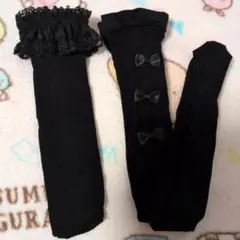しまむら 青木美沙子 黒 ブラック 靴下 シースルー ソックス