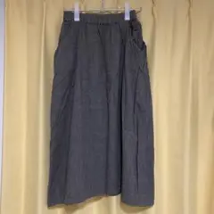evam eva コットンu0026麻 スカート