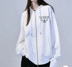 MARDI MERCREDI UNISEX ジップパーカー　フーディー