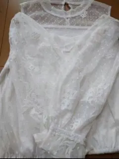 KEIZAN 恵山 レース トップス ブラウス