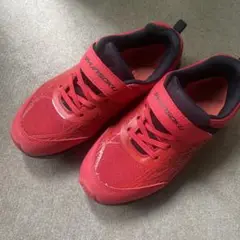 瞬足 スニーカー レッド
