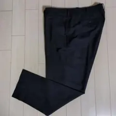 【ウエスト105】ユニクロ感動パンツチェック柄ダークネイビー