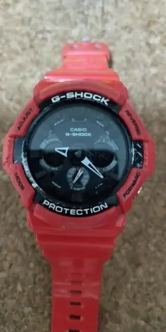 CASIO G-SHOCK GA-201RD 電池交換済み