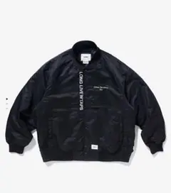WTAPS TEAM JACKET NYLON. TWILL. XL Black