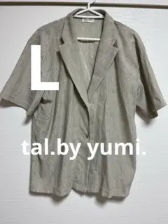 tal.by yumi. 受注限定　レースジャケット　中薄橙　Lサイズ
